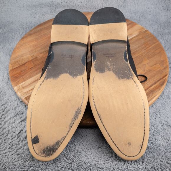 Johnston Murphy Carriker Leather Wingtip Brogue Black Oxfords 59-1987 Sz 13 M - Picture 7 of 7